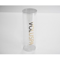 Best selling packaging tube bottles hard transparent hollow plastic tube